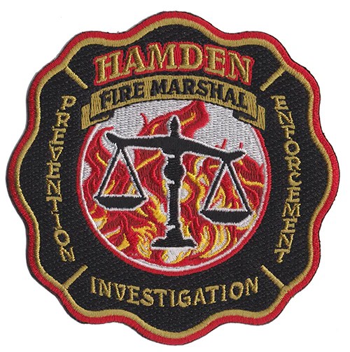 Hamden, CT Fire Marshal New Fire Patch Eagle Emblems & Graphics