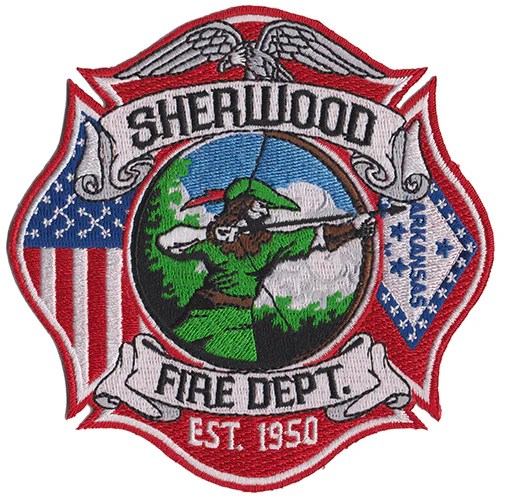 Sherwood, AR Fire Department Peter Pan Fire Patch Eagle Emblems