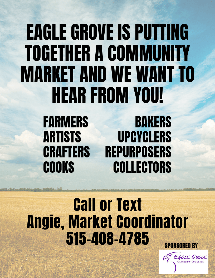 community market needs You! Eagle Grove