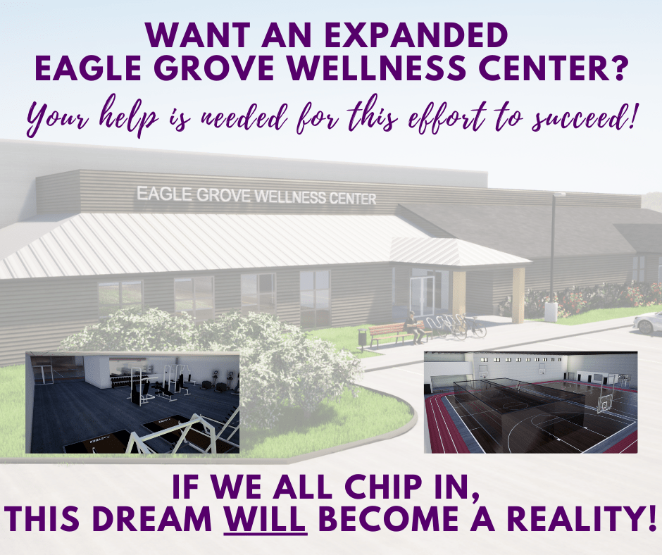 Eagle grove wellness center expansion needs you! Eagle Grove