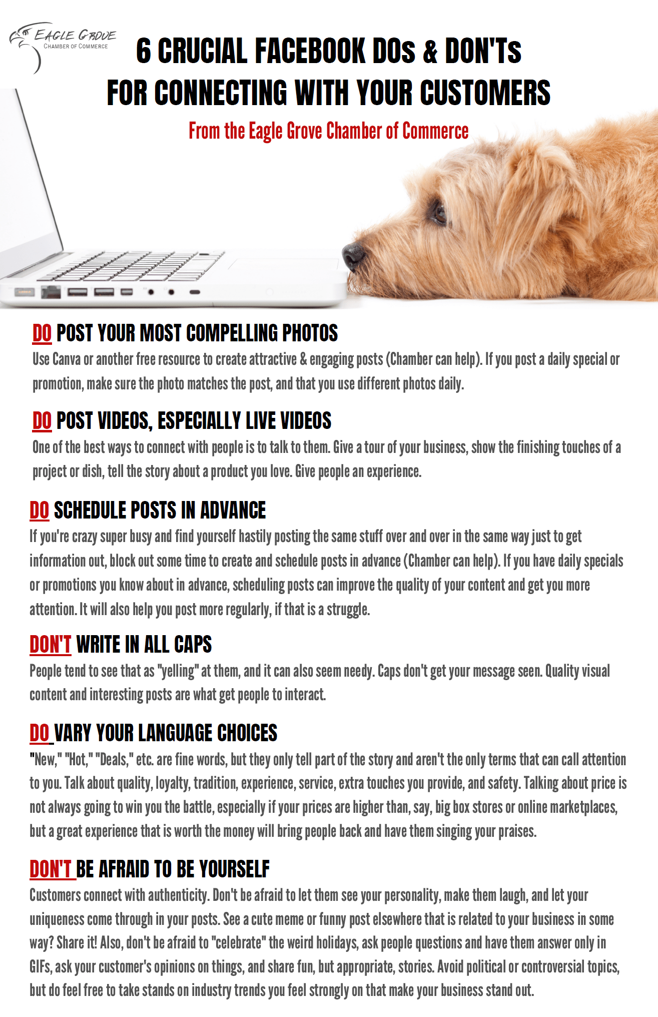 FACEBOOK MARKETING TIPS! Eagle Grove