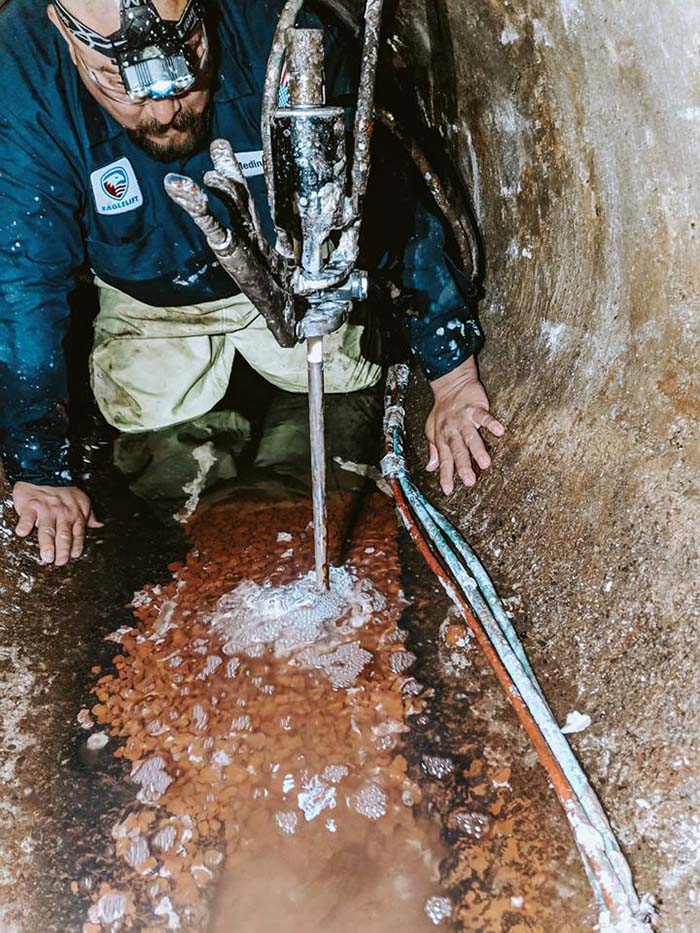 Chemical Grout Injection Services Chemical Grouting Process EagleLIFT, Inc.