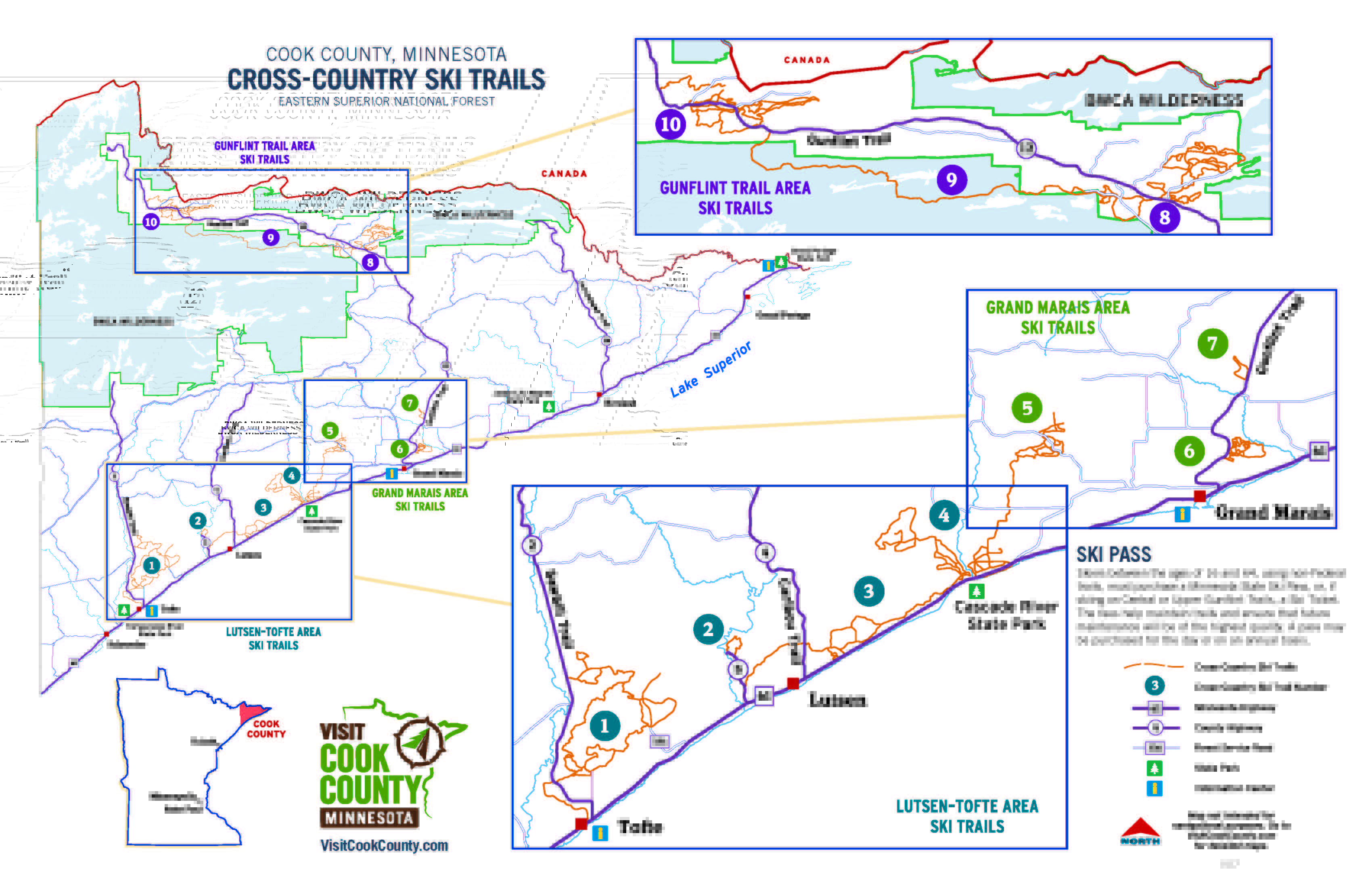 Eagle Ridge Resort Map Cross Country Skiing | Eagle Ridge Resort