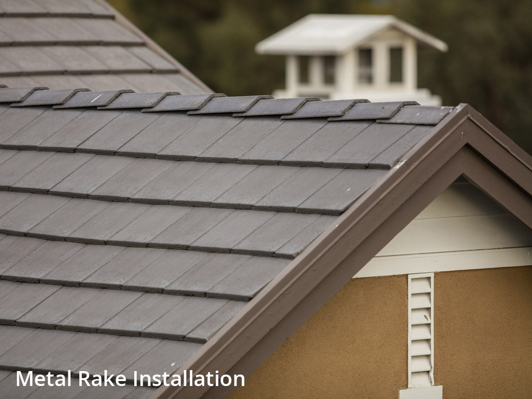 Eagle Design Corner Contemporary Concrete Roof Tile Installations