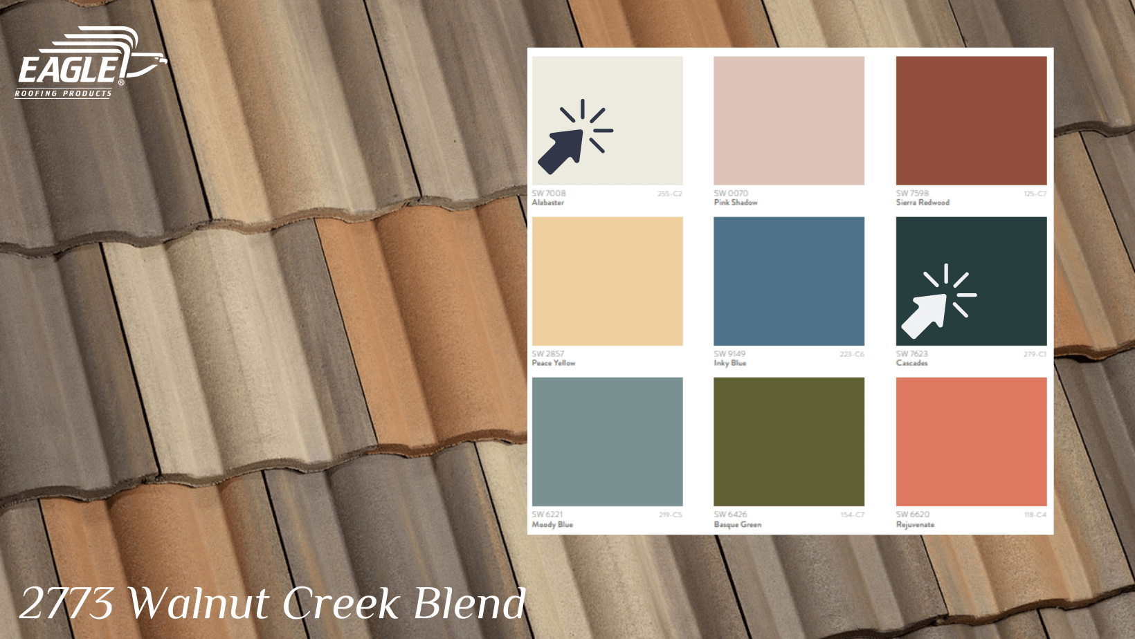Concrete Roof Tiles to Pair with Sherwin Williams 2022 Color Trends