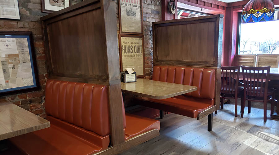 Dining In Eagles Pizza Restaurant