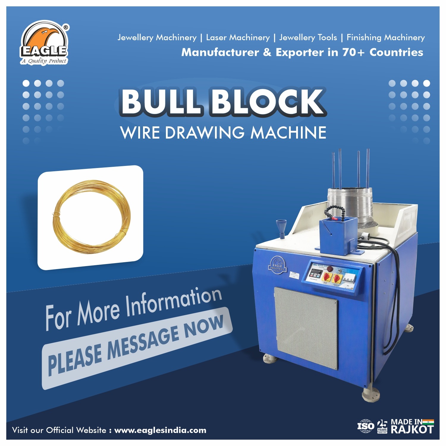 Eagle Jewellery Bull Block Machine Eagle Industries