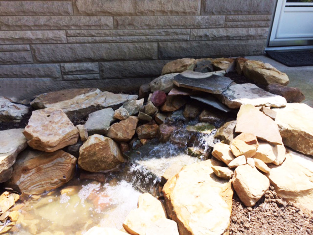 Designing a Small Water Feature Eagleson Meadows