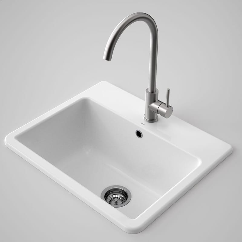 Caroma Cubus Laundry Vanity Basin 897315W Eagles Plumbing Plus