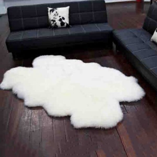 Quad Sheep Skin Rug Eagle Wools Australian Made Products