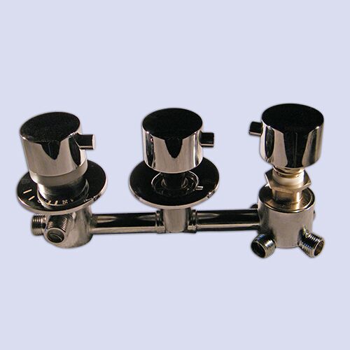 4 Way Steam Shower Valve Set with Round Knobs EAGO