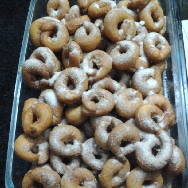 Receita Rosquinhas fritas para o lanche E ai Neli