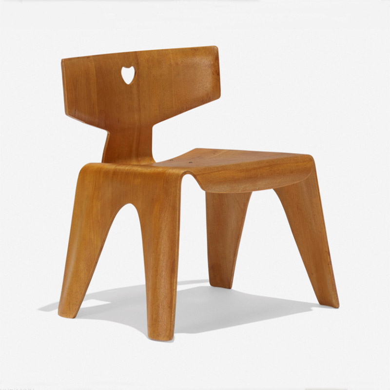 Eames Nested Childrens Plywood Side Chair, Eames Nested Childs Chair