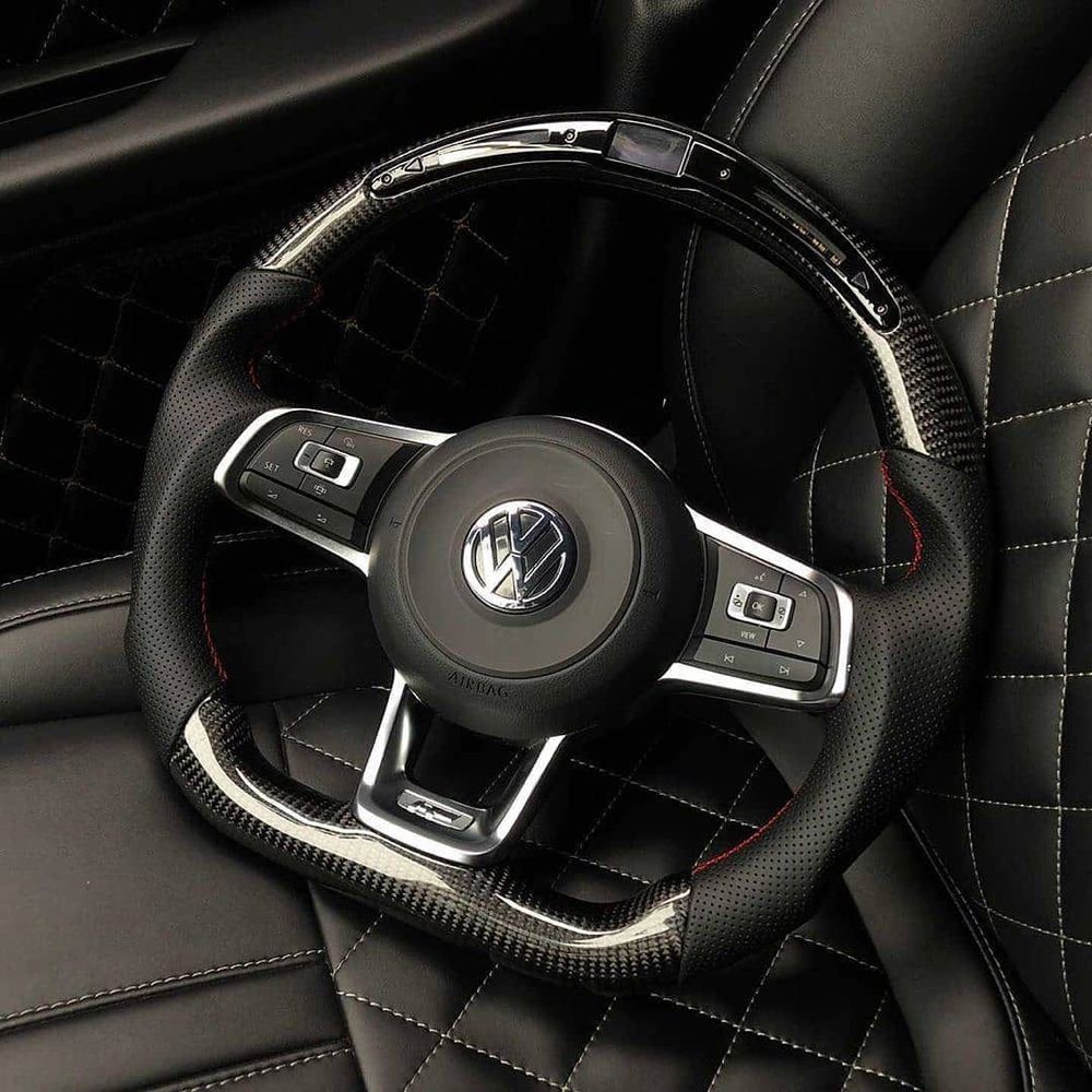 Carbon Fibre Steering Wheel VW Golf MK7/7.5 GTI & R