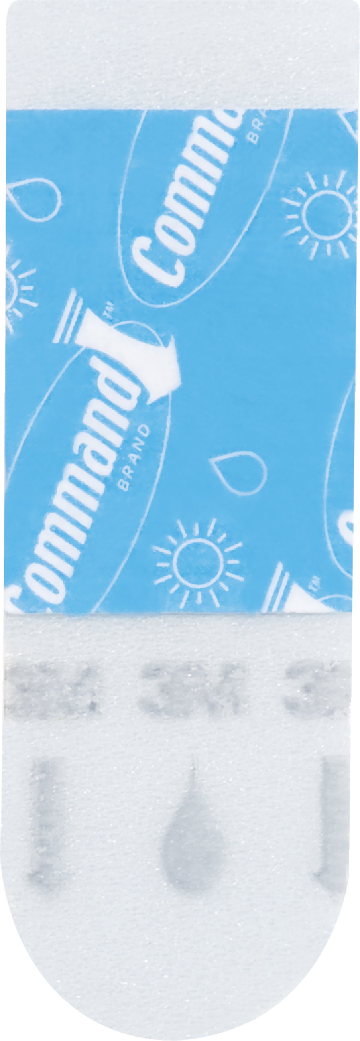 Buy Command Outdoor Light Clips Small Foam Strips Refill Clear