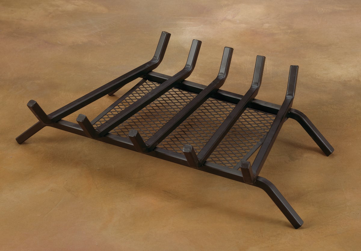 Buy Home Impressions Steel Fireplace Grate with Ember Screen Black