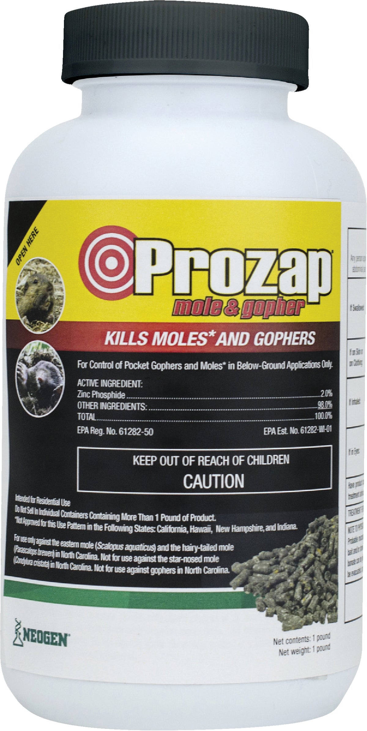 Buy Prozap Mole & Gopher Killer Bait 1 Lb.