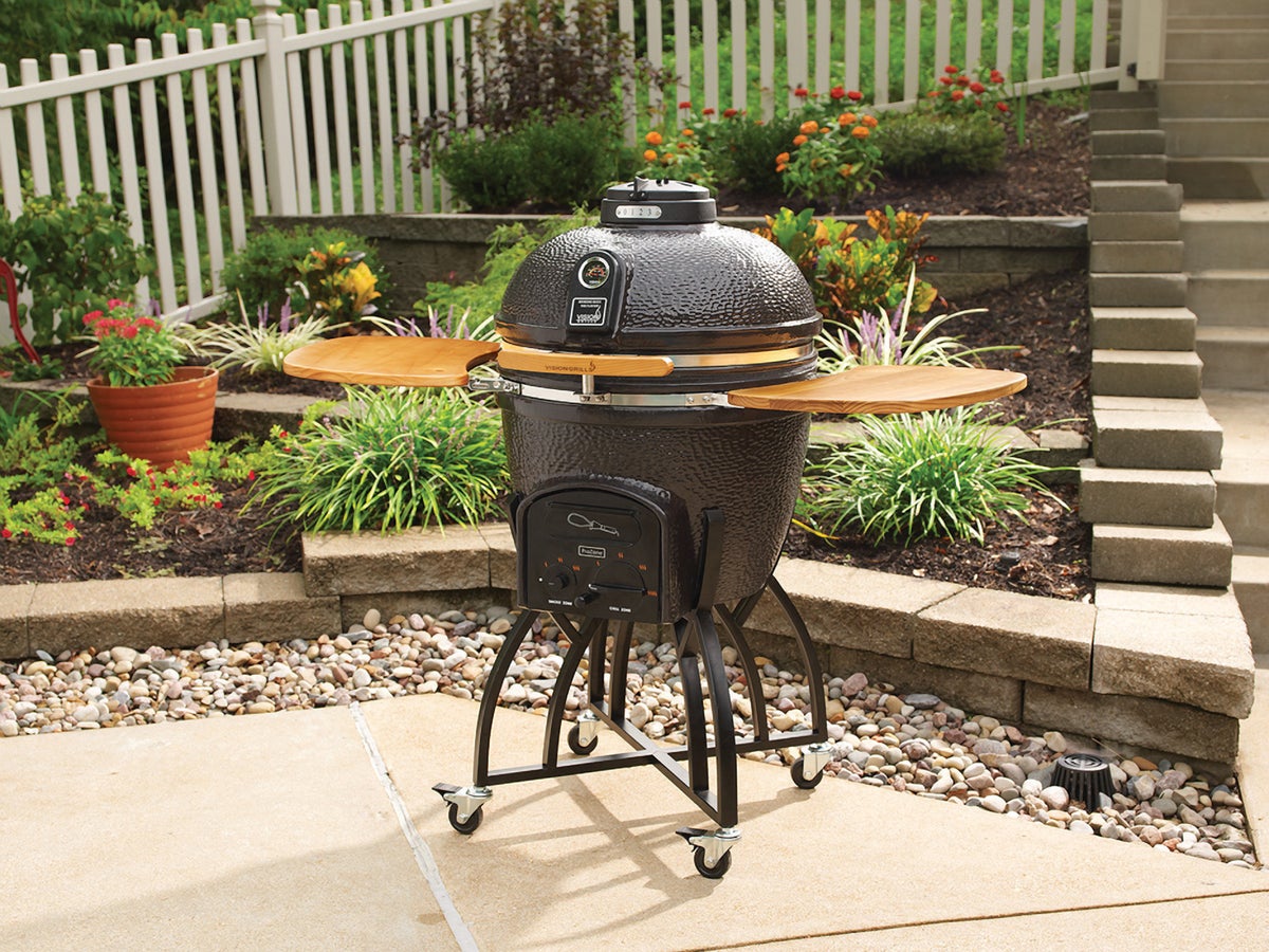 Buy Vision Grills Professional CSeries Kamado Smoker/Charcoal Grill Gray