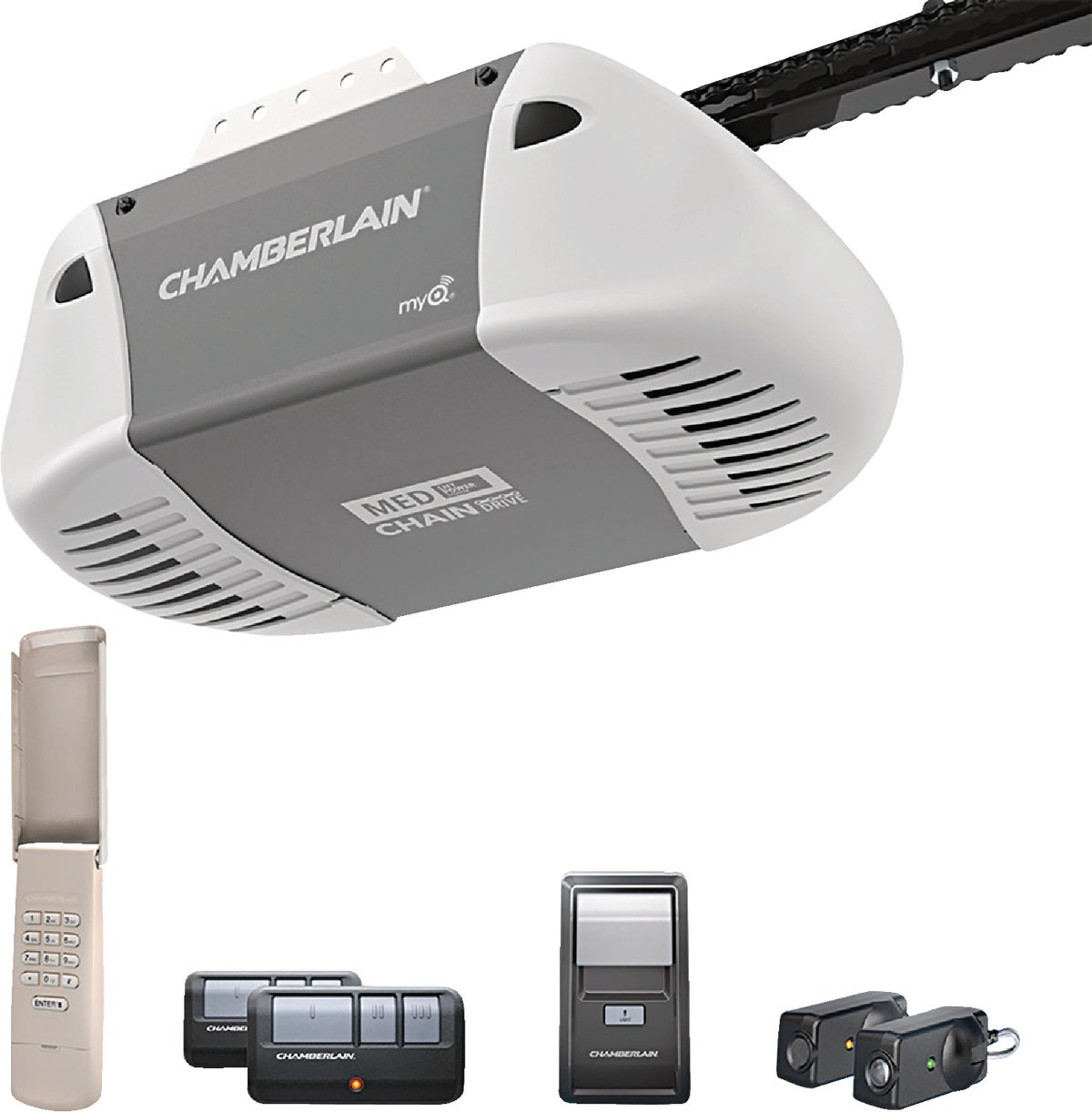 Buy Chamberlain C410 1/2 HP Durable Chain Drive Garage Door Opener