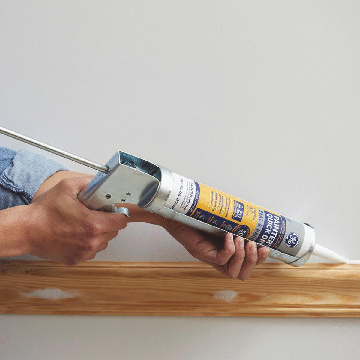 Buy GE Painter's Quick Dry Siliconized Acrylic Latex Caulk 10.1 Oz., White