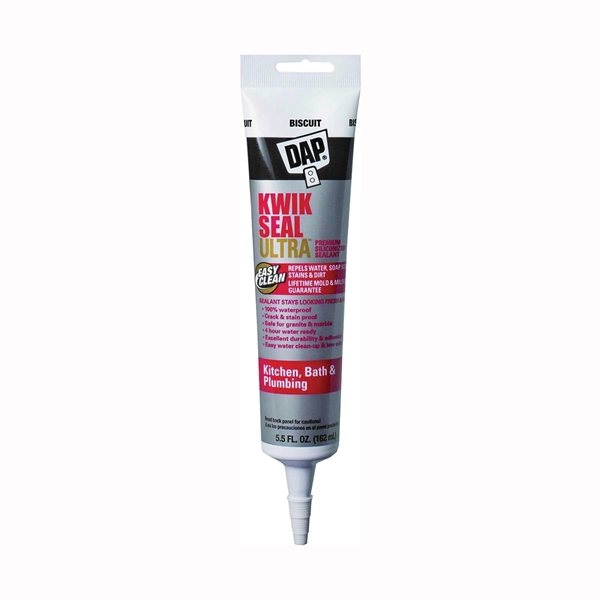 Buy DAP KWIK SEAL ULTRA 18916 Siliconized Sealant, Biscuit, 0 to 150
