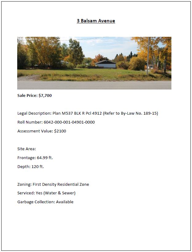 Residential Property for Sale Ear Falls, Ontario