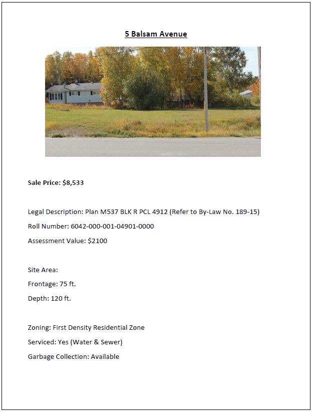 Residential Property for Sale Ear Falls, Ontario