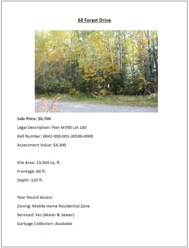 Residential Property for Sale Ear Falls, Ontario