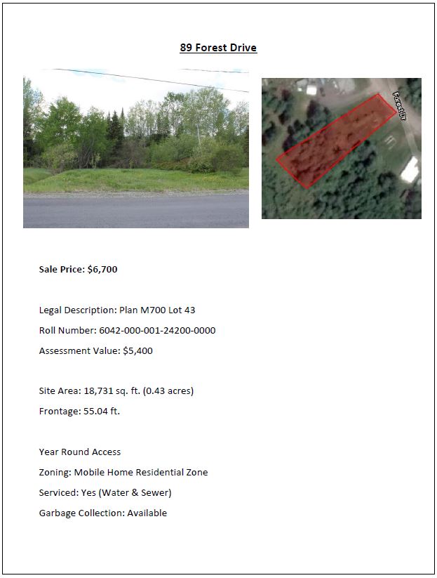Residential Property for Sale Ear Falls, Ontario