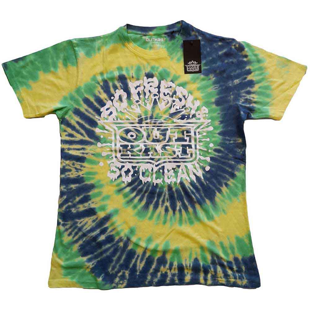 Outkast "So Fresh" Tie Dye T shirt Earache Records Ltd