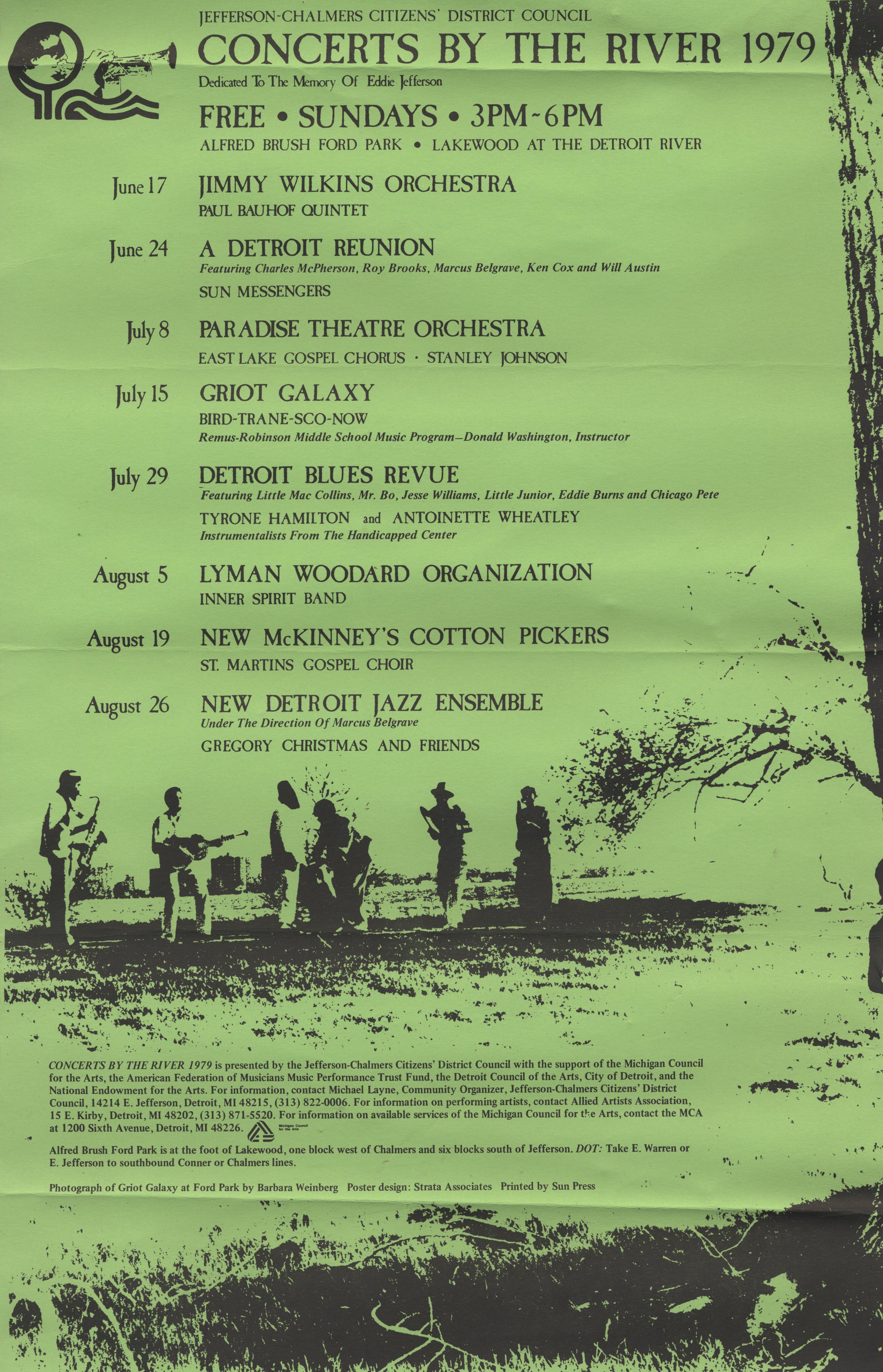 The Concerts by the River in JeffersonChalmers, Detroit I Hear Music