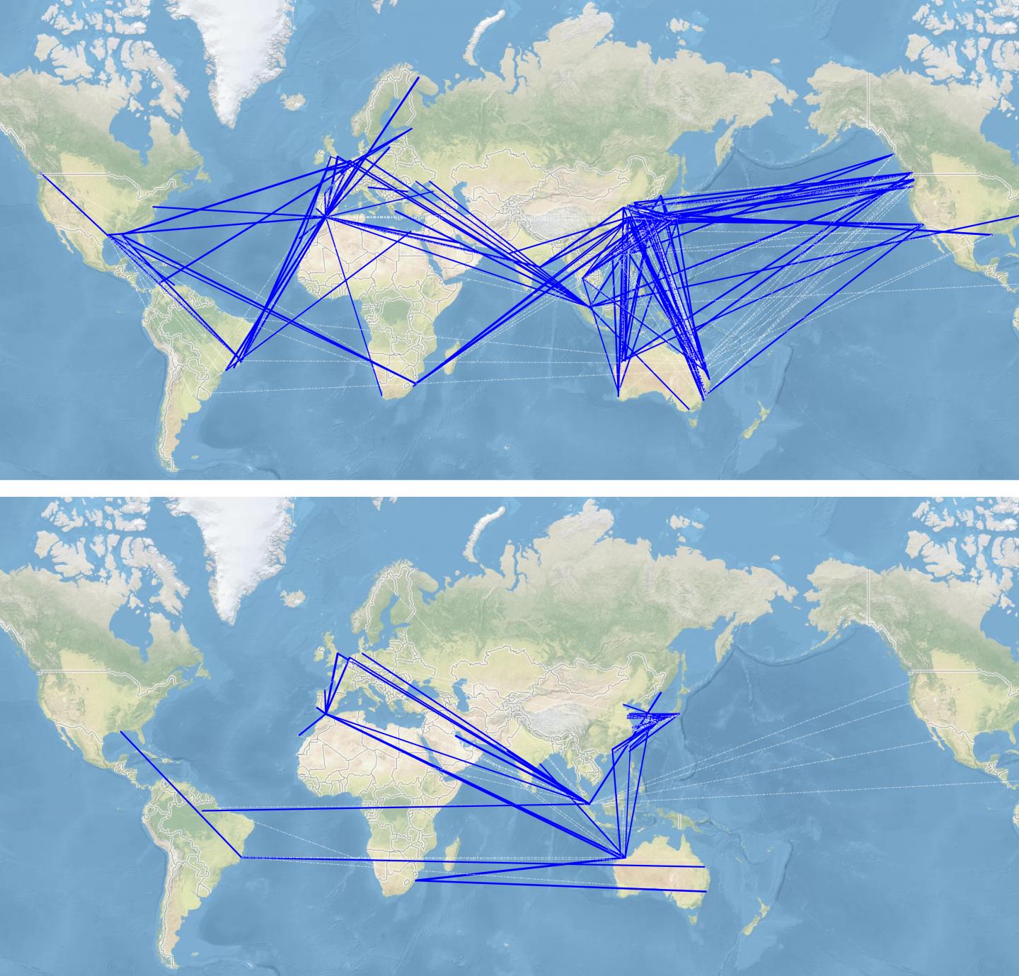 Evolution of maritime shipping routes EurekAlert!