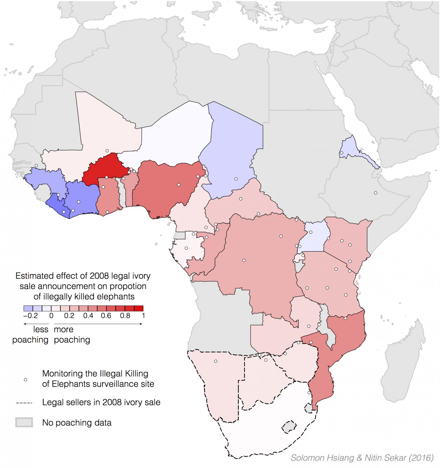 Poaching Map [IMAGE] EurekAlert! Science News Releases