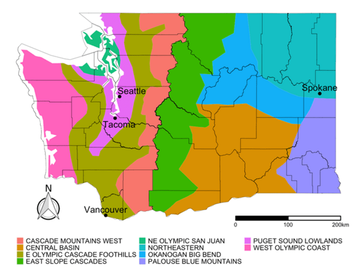 Washington Climate Zones [IMAGE] EurekAlert! Science News Releases