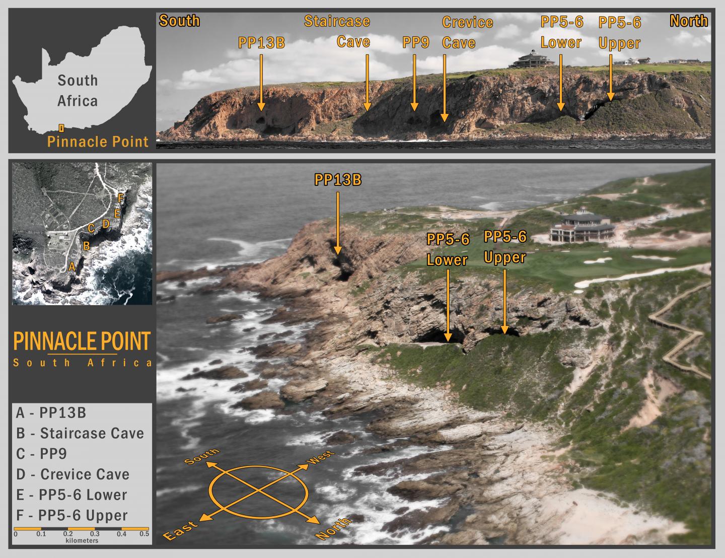 Pinnacle Point South Africa Map Pinnacle Point Cave Research S [IMAGE] EurekAlert! Science News Releases