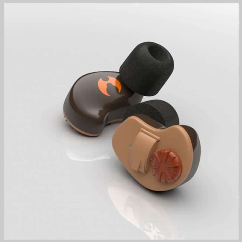 SHOTHUNT Wireless Electronic Earplugs For Shooting EAR Customized