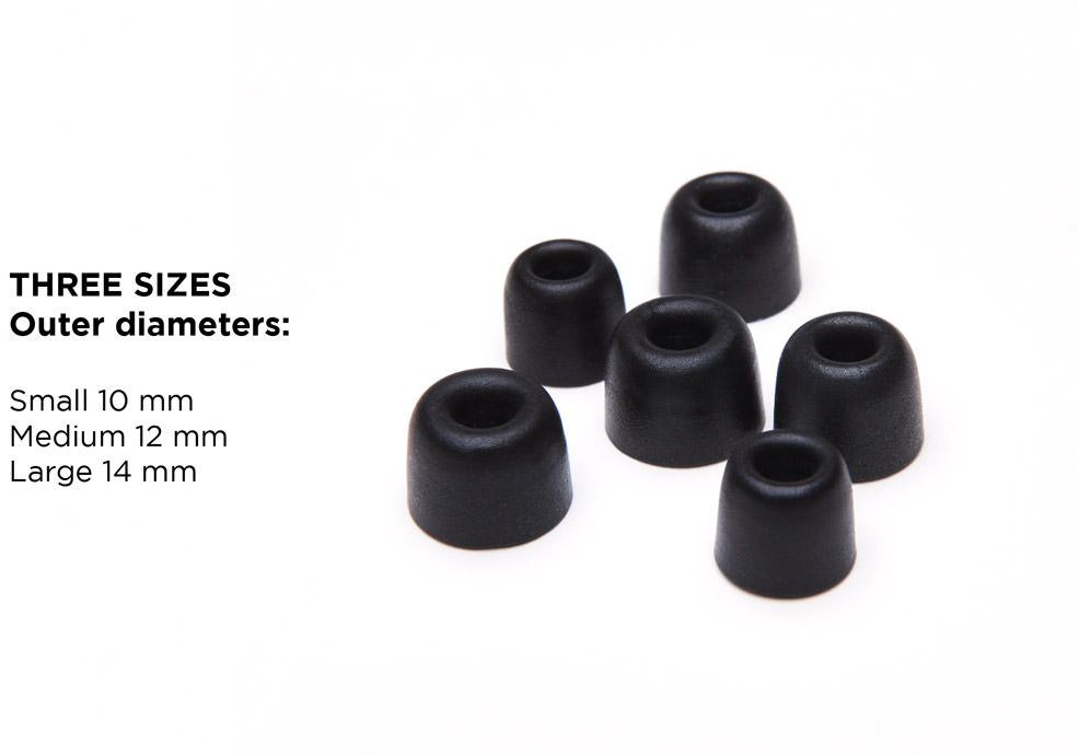 Memory foam eartips dBud