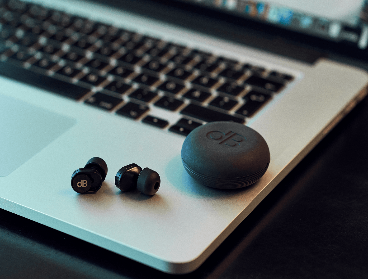 dBud High fidelity earplugs with two volume settings. Lower volume