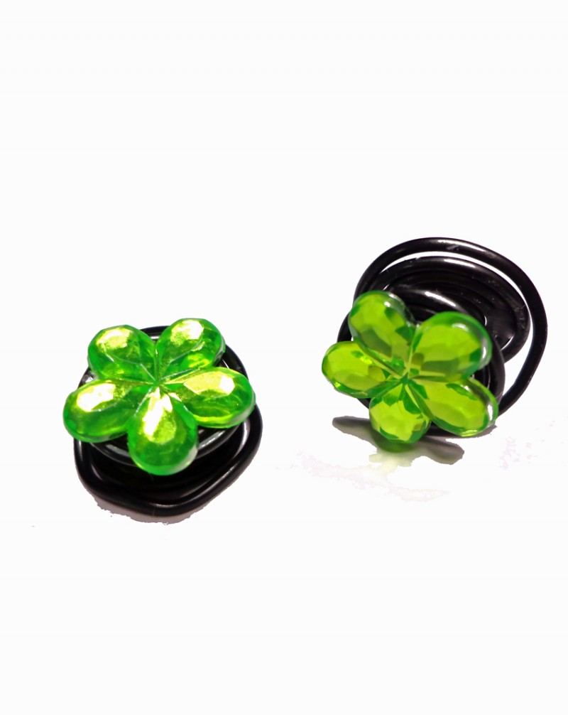 Flower Compression Pressure Keloid Clipon Earrings