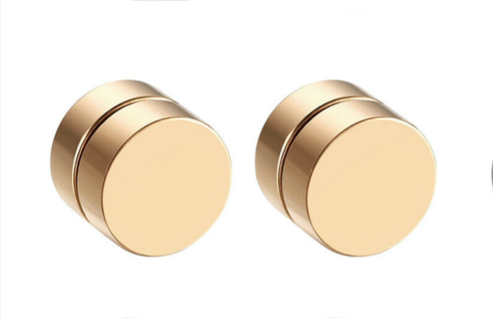 Keloid Pressure Earrings Golden Tone Discs in many sizes!