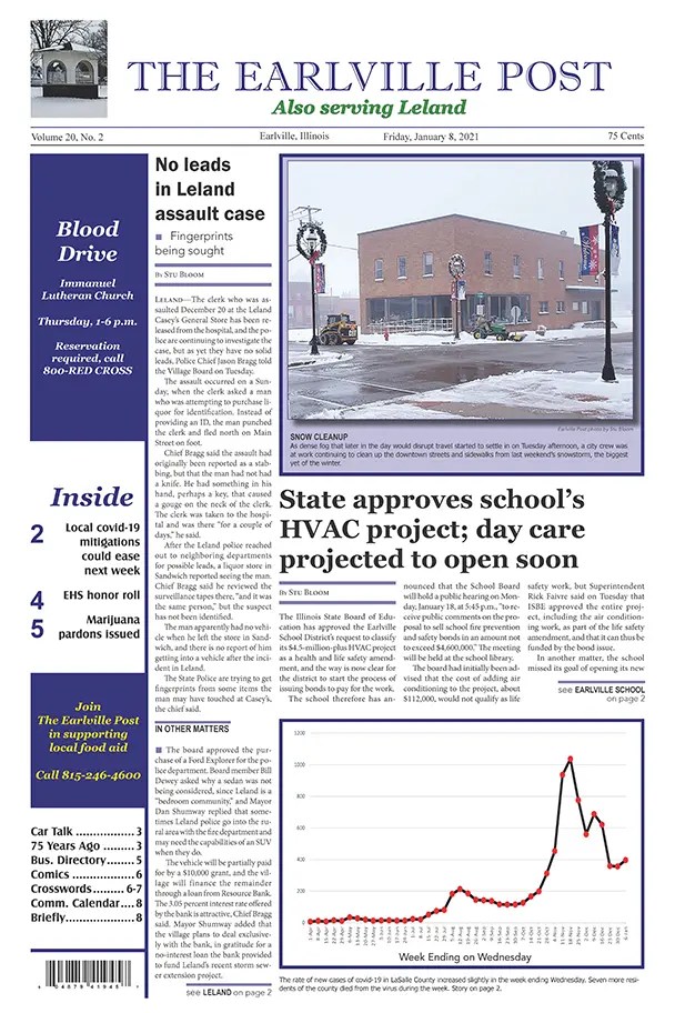 Get a Copy THE EARLVILLE POST