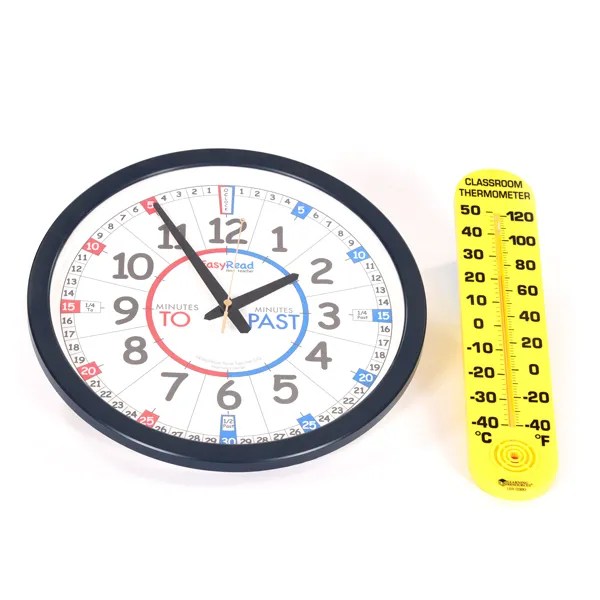 Clock & Thermometer Set Early Years Classroom Resources