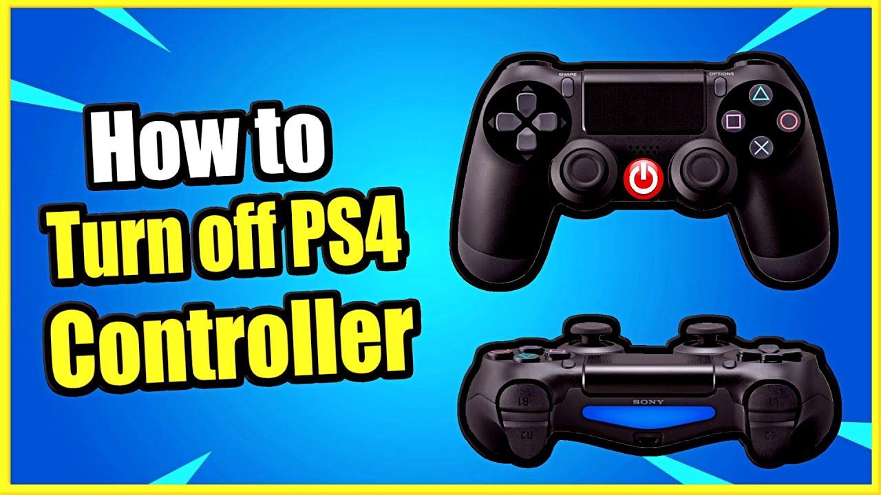 2 Ways to Turn Off PS4 Controller - Early Finder