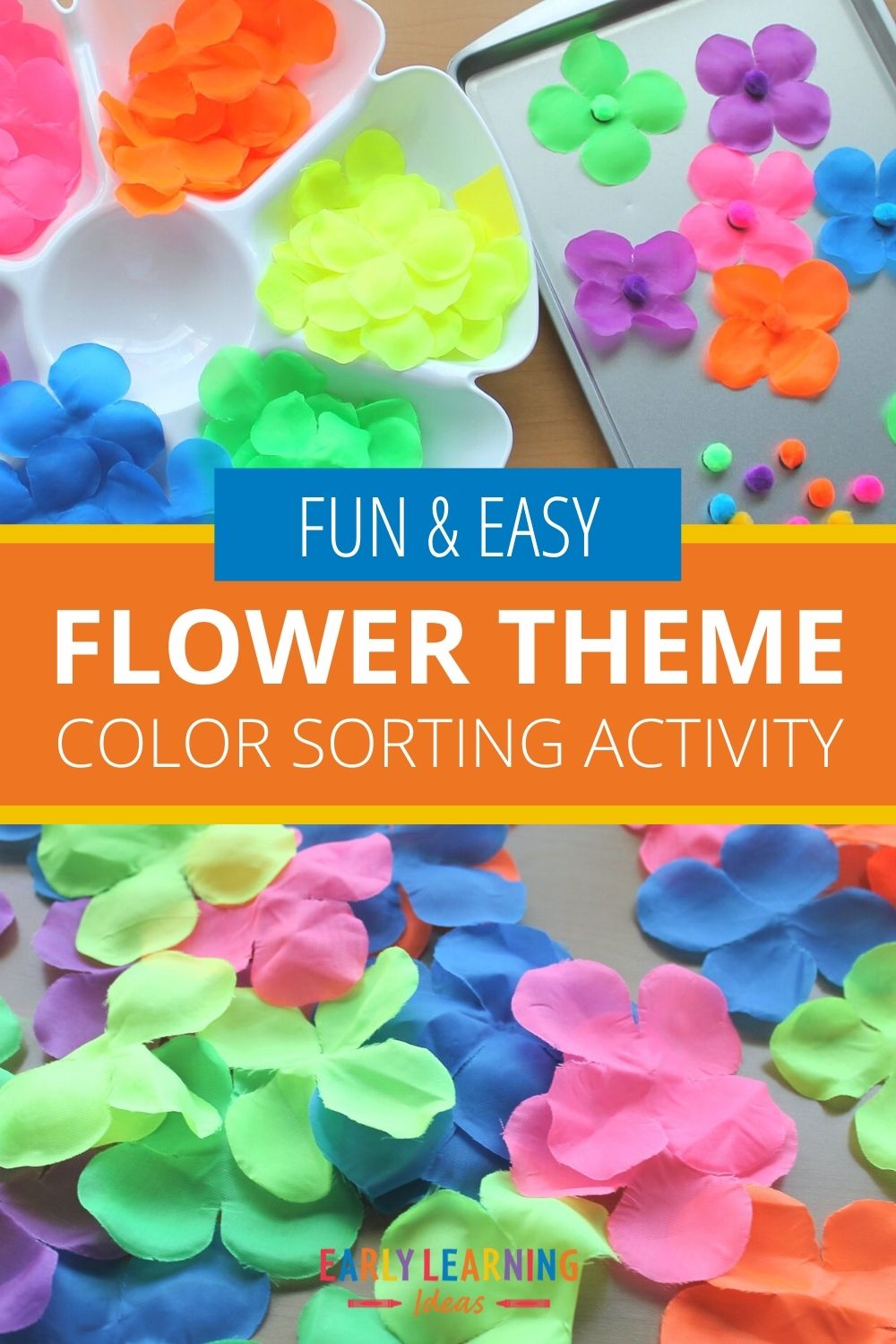 Flower Color Sorting Activities