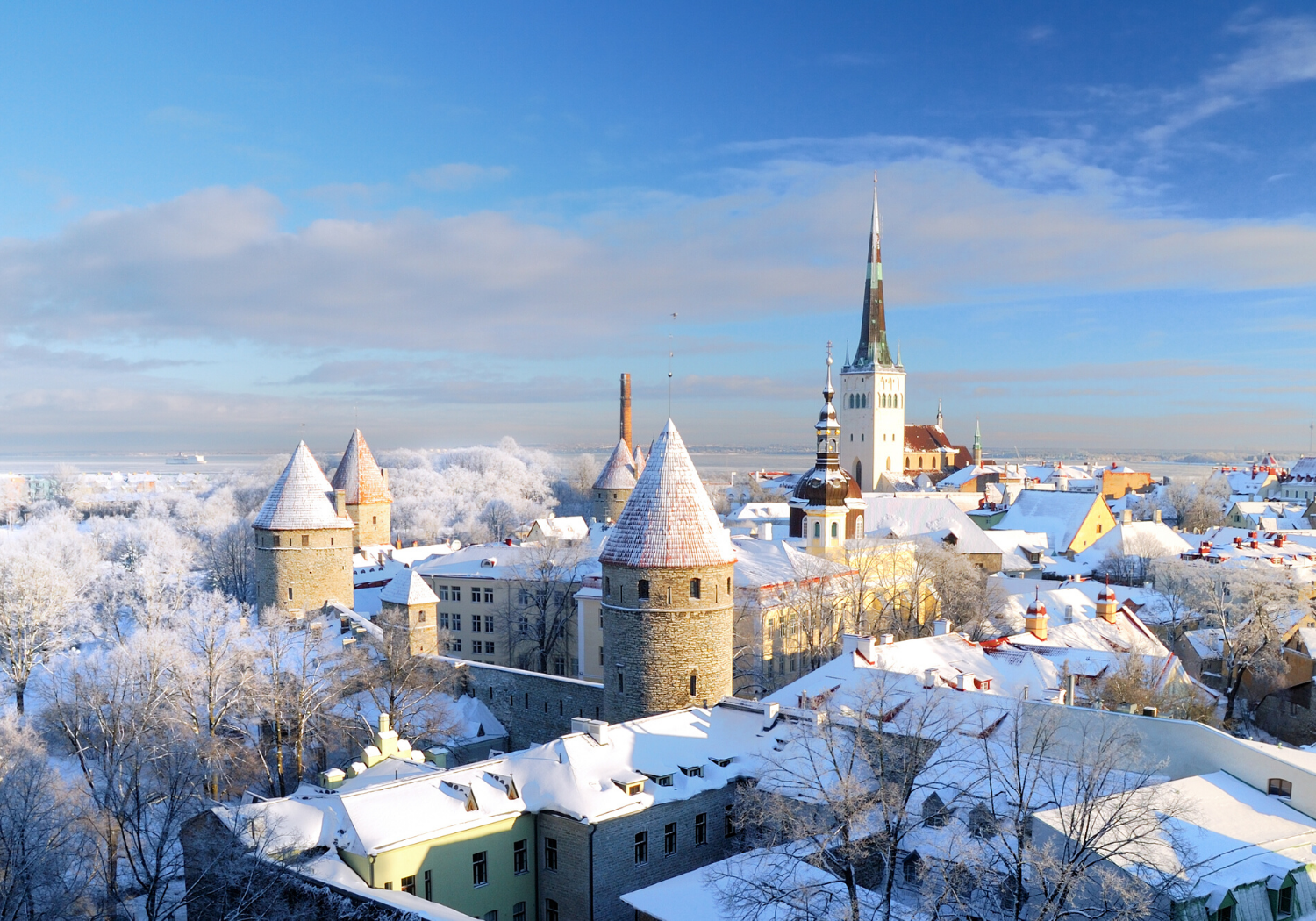 Tallinn Estonia Europe Winter