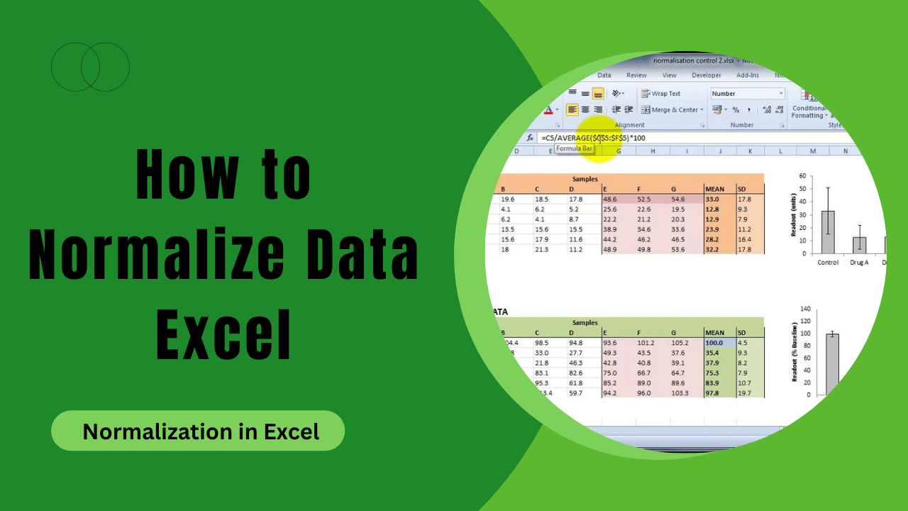 How to Normalize Data Excel Normalization in Excel Earn and Excel