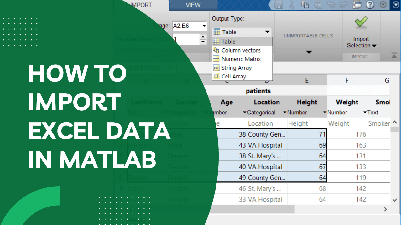How to Import Excel Data in MATLAB A Comprehensive Guide Earn and Excel