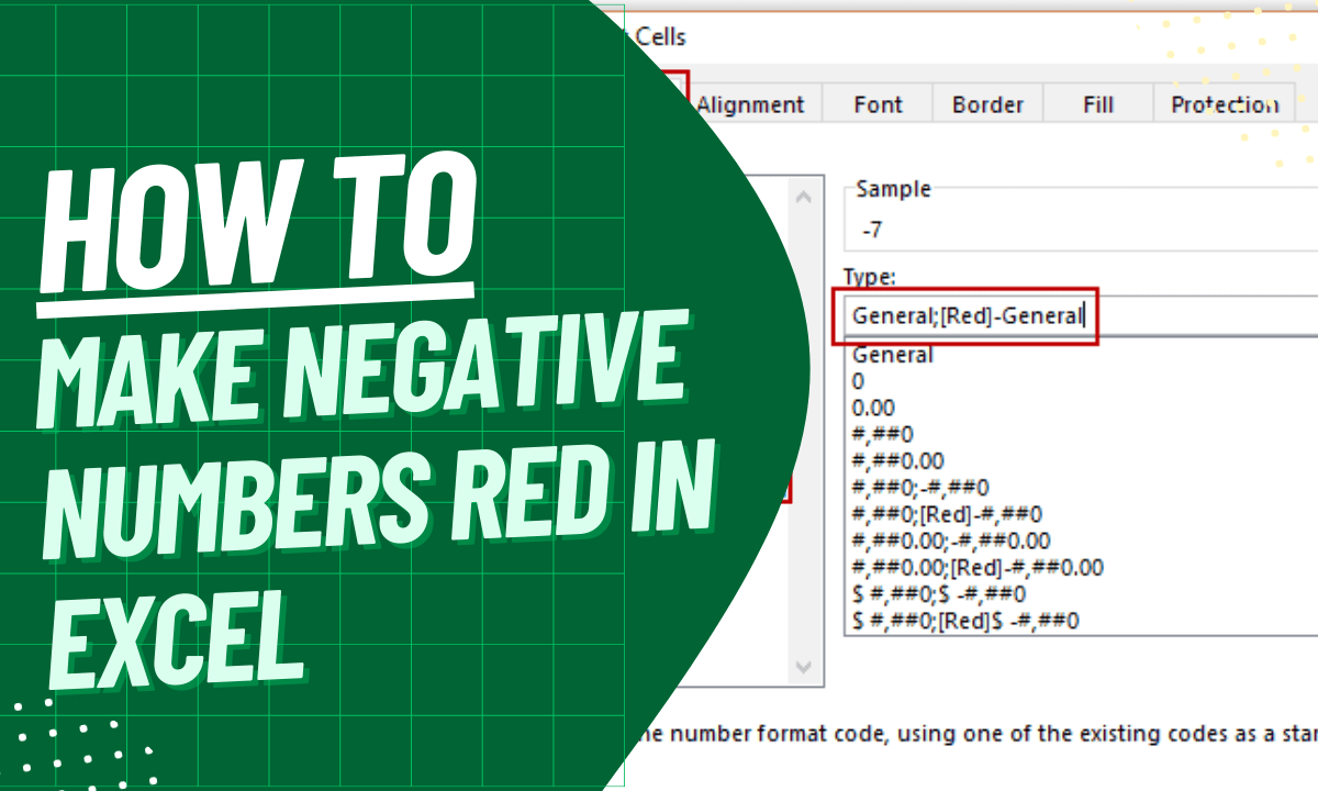How to Make Negative Numbers Red in Excel Earn and Excel