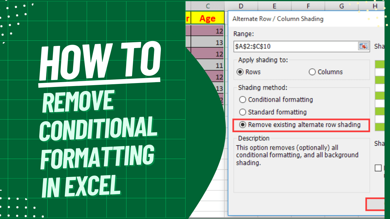 How to Remove Conditional Formatting in Excel Earn and Excel