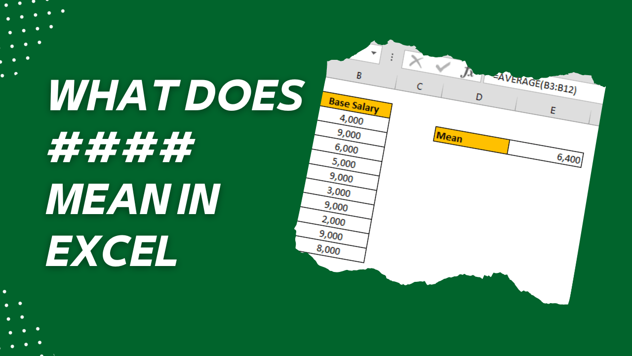 What Does Mean in Excel? Earn and Excel